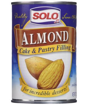 Solo Almond Cake and Pastry Filling 12.5oz, 2 Cans 12.5 Ounce (Pack of 2)