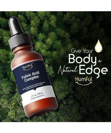 Fulvic Acid Complex Drops 1 Fl Oz Bottle | Hydration, Antioxidant, Gut Health | Immune Support | Nutrient Absorption | Trace Minerals | Cognitive Wellness | 2+ Month Supply - Buy Online on GoSupps.com