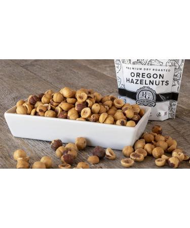 Oregon Natural Hazelnuts - Premium Dry Roasted, Sweet & Savory - 1 LB Bag | Kosher Certified - Buy Online on GoSupps.com