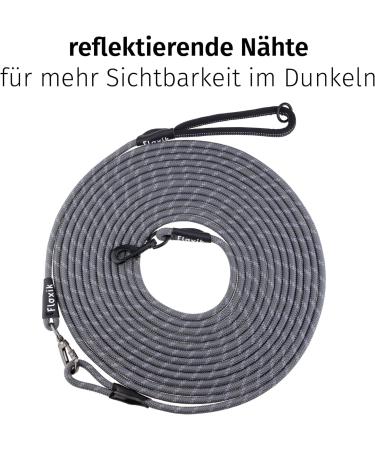 Floxic Tow Lines for Dogs - 5m 10m 15m 20m | Reflective Training Lines with Removable Hand Loop | Ideal for Puppies - Shop Now! - Buy Online on GoSupps.com