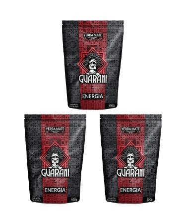 Yerba Mate Guarani Energia 500g Guarani Energia Yerba mate de Paraguay Yerba mate stimulante Yerba mate avec la guarana (1500 g)