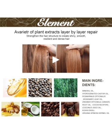 Huile de romarin pour cuir chevelu et croissance des cheveux 60 ml M lange d'huile de racine de gingembre et d'huile d'argan pour r duire la perte de cheveux renforcer les follicules pour des - Buy Online on GoSupps.com