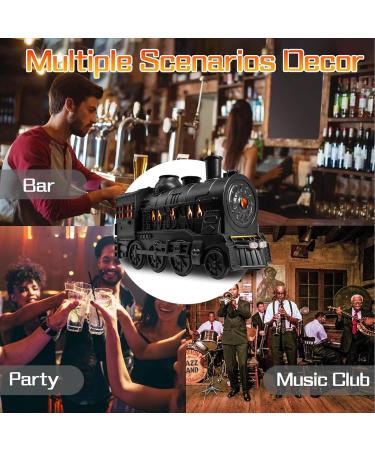 300ml Train Humidifier with Remote Control - Auto Shut-Off 2 Light & Mist Modes - Essential Oil Diffuser for Home Office & Hotel - Green & Yellow - Buy Online on GoSupps.com