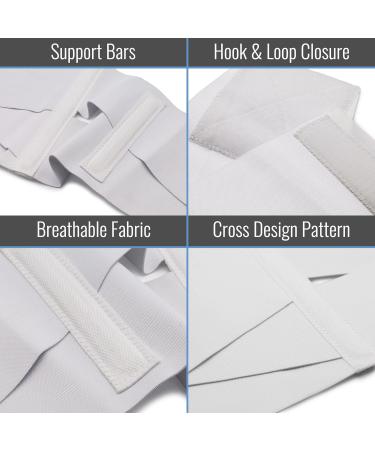 DMI Large Elastic Back Support Brace - Crisscross Design for Extra Support | Adjustable 36-42" | FSA & HSA Eligible - Buy Online on GoSupps.com