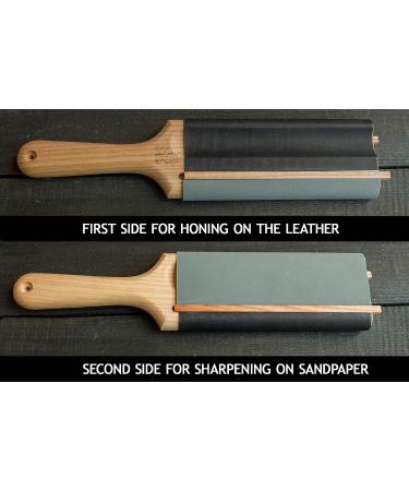 BeaverCraft LS5P1 Wood Carving Strop Kit with Leather Paddle - Spoon Carving & Hook Knife Sharpening Tools - Buy Online on GoSupps.com