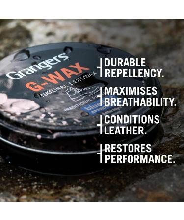 Grangers Leather Protection G-Wax Tin 80g - Premium Leather Care | Pack of 1 - Buy Online on GoSupps.com