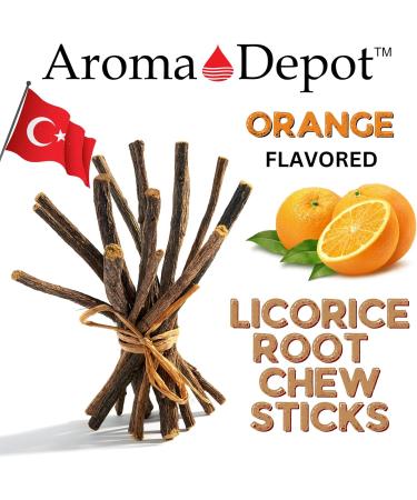 Aroma Depot Strawberry 1 Lb. Flavored Licorice Root Chew Sticks for Humans. 100% Pure Natural | Oral Health & Fresh Bearth | Individual Sticks are 6.5-7 inches Long. Glycyrrhiza Glabra from Turkey. - Buy Online on GoSupps.com