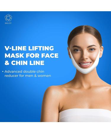 V Line Mask Double Chin Reducer Face Lifting Strap 5 Pcs - Neck Bandage for Slimming, Contouring, and Firming - Eliminates Wrinkles, Moisturizing, Facial Shaper for Women - Buy Online on GoSupps.com