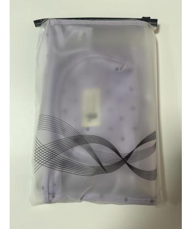 Shop 3-Piece Waterproof PVC Cultural Bag Set - Transparent Makeup & Cosmetic Bags for Women - Purple Travel Wallet - Buy Online on GoSupps.com