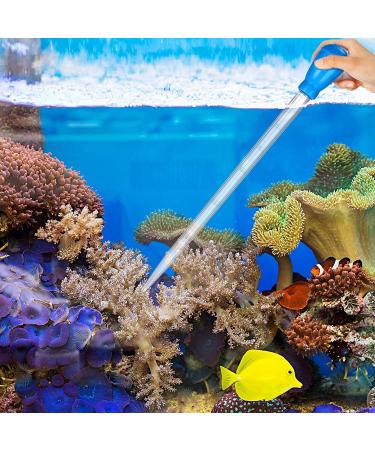 Aquarium Coral Feeder Set with Stainless Steel Tweezers and Syringe - Ideal for Reef Anemones, Lionfish - 2 Pieces - Buy Online on GoSupps.com