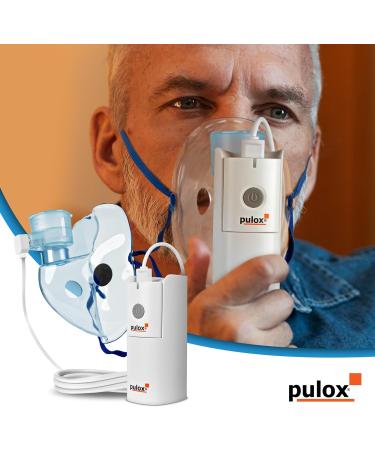 Pulox IN-200 VAPO Portable Nebulizer - Durable Inhalation Device for Kids & Adults | Relief for Colds & Asthma - International Shipping Available - Buy Online on GoSupps.com