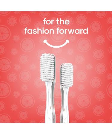 SMYL Soft Toothbrush for Adults | Nylon Bristles | Oral Care & Plaque Removal | Lifestyles Fun Strawberry - Buy Online on GoSupps.com