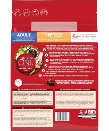 ONE Chicken/Rice Croquettes for Medium/Maxi Adult Dogs 10kg - 2.5kg Bag - Buy Online on GoSupps.com