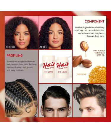 Buy Long-Lasting Hair Wax Stick | Non-Greasy Hair Pomade for Smooth Tidy Styles - International Shipping Available - Buy Online on GoSupps.com