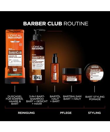 L'Or al Men Expert Beard Balsam - Healthy Beard Growth & Care with Cedar Wood Oil 50 ml | Barber Club - Buy Online on GoSupps.com