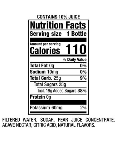 Snapple Elements Rain Agave Cactus Juice Drink - 12 Pack All Natural 10% Real Juice 15.9 Fl Oz No Artificial Flavors - Buy Online on GoSupps.com