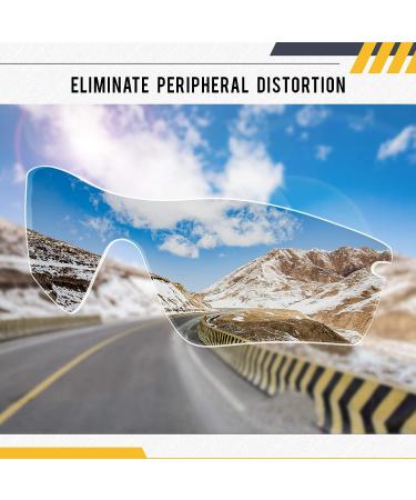 SEEABLE Polarized Mirror Replacement Lenses & Nose Piece for Oakley Fives Squared - Black Chrome Mirror + Silver Mirror - Buy Online on GoSupps.com