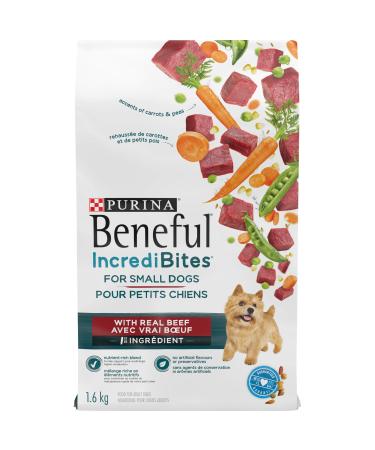 Beneful Incredibites Dry Dog Food for Small Dogs Grilled Sirloin Steak 1.6 kg