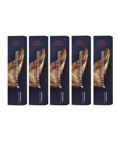5x Wella Koleston Perfect ME+ 4/0 Medium Brown 60 ml