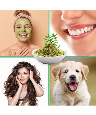 Organic Neem Leaf Powder 16 oz - USDA Certified, 100% Pure for Skin & Hair Care | Immune Support, All Hair & Skin Types - Blue Lily Neem Powder 1lb - Buy Online on GoSupps.com