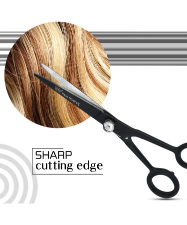 Focus World Uk FocusWorld Professional Hairdressing Scissors 6.5 Inch Black 1 count 1 Count (Pack of 1) Black - Buy Online on GoSupps.com