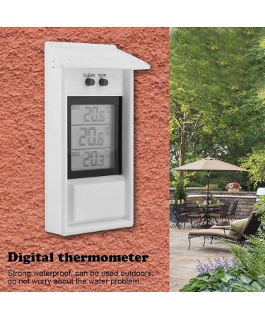 Buy Waterproof Digital Thermometer & Hygrometer - Fast Celsius/Fahrenheit Switch - Easy to Use Indoor Temperature Controller - Buy Online on GoSupps.com