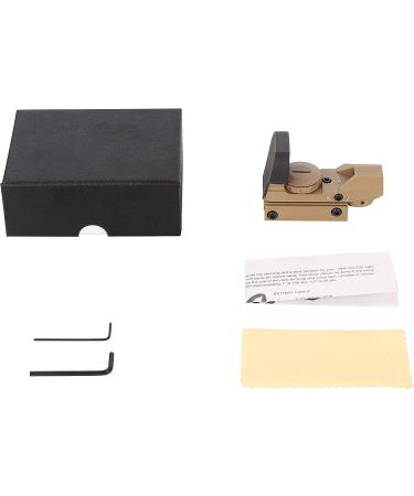 ESSLNB Red Green Dot Sight Reflex Scope | 4 Reticles | 20/22mm Rail Mounts | Waterproof & Shockproof | 5 Brightness Levels | Sand Color - Buy Online on GoSupps.com