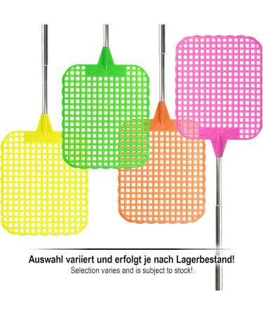 COM-FOUR 4x Telescopic Insect Protection Flaps - Colorful Pest Control Fly Catchers (4 Pieces) - Flexible Pull-Out Stem - International Shipping Available - Buy Online on GoSupps.com