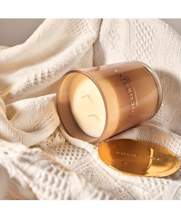 Cocorr na Moroccan Amber Candle - Natural Soy Wax 46-Hour Burn Time 2 Wicks Perfect Christmas Gift - 420g Fragrance Candle in Glass - Buy Online on GoSupps.com