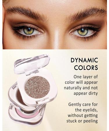 Buy Moonlight 01# Single Matte Eyeshadow - Ultra-Fine High Pigment Off White Nude Palette for Long-Lasting Korean Eye Makeup - Buy Online on GoSupps.com