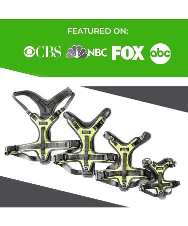 Mighty Paw Sport Harness 2.0 - Padded Adjustable Dog Harness with Reflective Seams (X-Large Green) | International Shipping Available - Buy Online on GoSupps.com