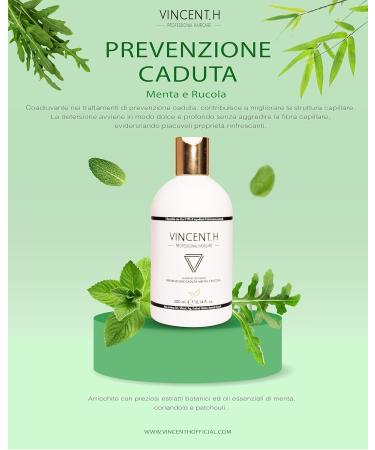 VINCENTH SRL Botanical shampoo prevention of mint and arugula - Buy Online on GoSupps.com