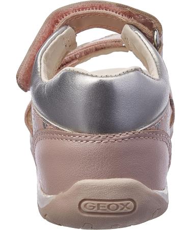Geox Baby Girl's Sandal Tapuz First Steps - 3 UK Child - Lt Rose Silver - Buy Online on GoSupps.com