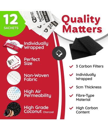 VZee Diaper Pail Deodorizer 16-Pack with Plastic Case - Munchkin Compatible, Odor Eliminator for Diaper Pails, Shoes, Drawers - Buy Online on GoSupps.com