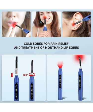FARMLITE Red Light Therapy Cold Sore Treatment Device for Lips - Fever Blister Relief - Cold Sore Laser Treatment for Mouth/Nose - Buy Online on GoSupps.com