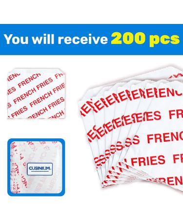 French Fries Bag French Fries Design Small White red S - Buy Online on GoSupps.com
