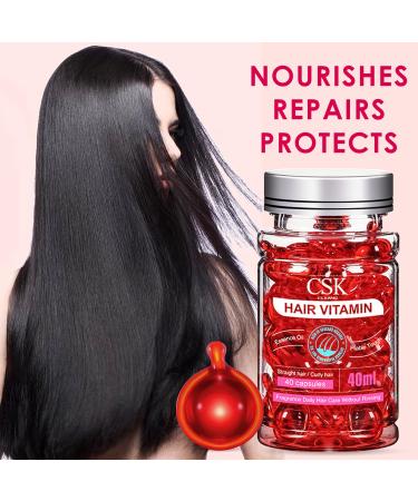 Repair & Nourish Your Hair with Argan Macadamia & Avocado Oil Serum - No Rinse Treatment Capsules - Buy Online on GoSupps.com