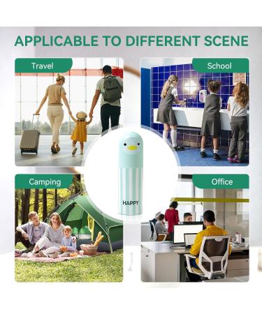 Travel Toothbrush Case | Cute Portable Holder for Camping School & Home - Reusable Green Toothbrush Cup - Buy Online on GoSupps.com