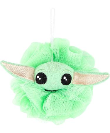 Star Wars The Mandalorian Grogu Loofah Set - 2 Piece Baby Yoda Bath & Shower Scrubber Sponge for Kids - Green - Buy Online on GoSupps.com