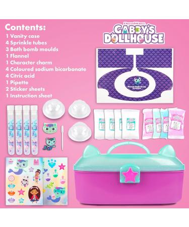 abeec Gabby's Dollhouse Bath Bomb Making Kit - Bath Bombs for Kids Activity Set - Make Your Own Bath Bombs - Bath Bomb Set with A Gabbys Dollhouse Carry Case - Bath Bomb Making Kit for Kids - Buy Online on GoSupps.com