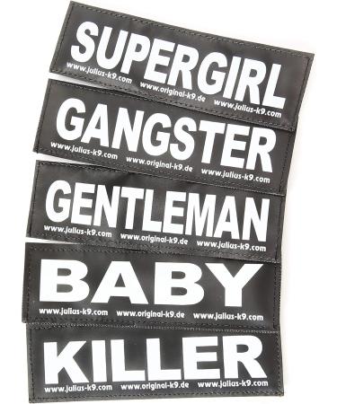 Buy Julius-K9 162LR-K-36944 Velcro Label MONSTER Small - Black | International Shipping Available - Buy Online on GoSupps.com