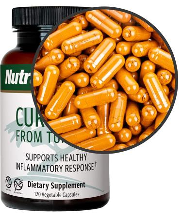 NutraMedix Curcumin - Turmeric Inflammatory Support | 120 Vegetarian Capsules - Buy Online on GoSupps.com