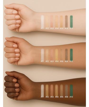  Erinde Erinde Pink Eyeshadow Pencil Glitter Cream Long-Lasting and Waterproof High-Pigment Metallic Shine for Eyes #03 - Buy Online on GoSupps.com