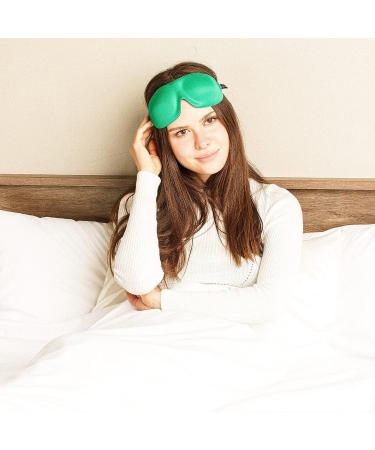 Bucky 40 Blinks No Pressure Solid Eye Mask for Sleep & Travel - Green - One Size - Buy Online on GoSupps.com
