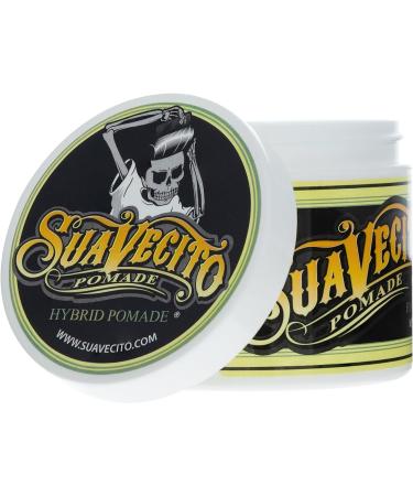 Suavecito Hybrid Hair Pomade For Men Medium Hold High Shine Hybrid Oil and Water Based Pomade Reworkable 4oz/113g - Buy Online on GoSupps.com