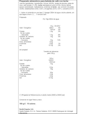  Nescafe NESCAF 3 in 1 coffee bag 9 packs of 10 x 18g total 1.6kg - Buy Online on GoSupps.com