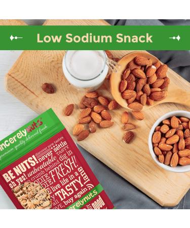 Sincerely Nuts Roasted Unsalted Almonds | Healthy Keto-Friendly Vegan Snack | Bulk 3LB Bag - Buy Online on GoSupps.com