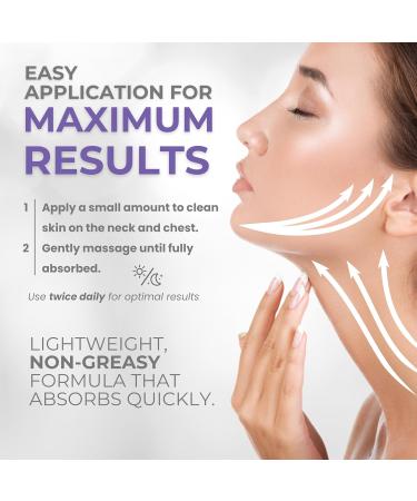 Neck Firming Cream - Anti-Aging & Tightening Moisturizer for Turkey Neck - Lift & Hydrate Skin - 1.7 oz Premium Skincare - Buy Online on GoSupps.com