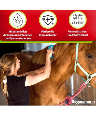 EGGERSMANN My Horse Feed Professional Skin Kur 1 kg - Concentrate with Brewer's Yeast Pebble Gur & Herbs - Supports Skin Regeneration & Immune Defense - Supplementary Feed for Horses & Ponies - Buy Online on GoSupps.com