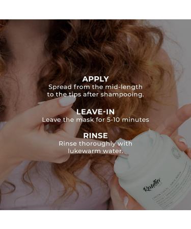 Remilia Hair Keratin Hair Mask - Deep Repair Treatment with Coconut Oil, Green Tea, Avocado & Castor Oil - 200ml - Buy Online on GoSupps.com